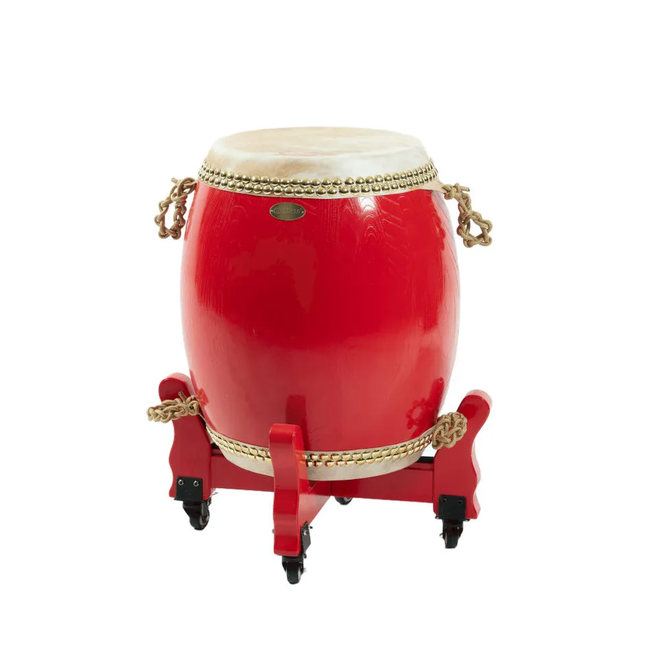 bergerault-tambour-traditionnel-chinois-40-cm-sur-stand-roulettes image 1