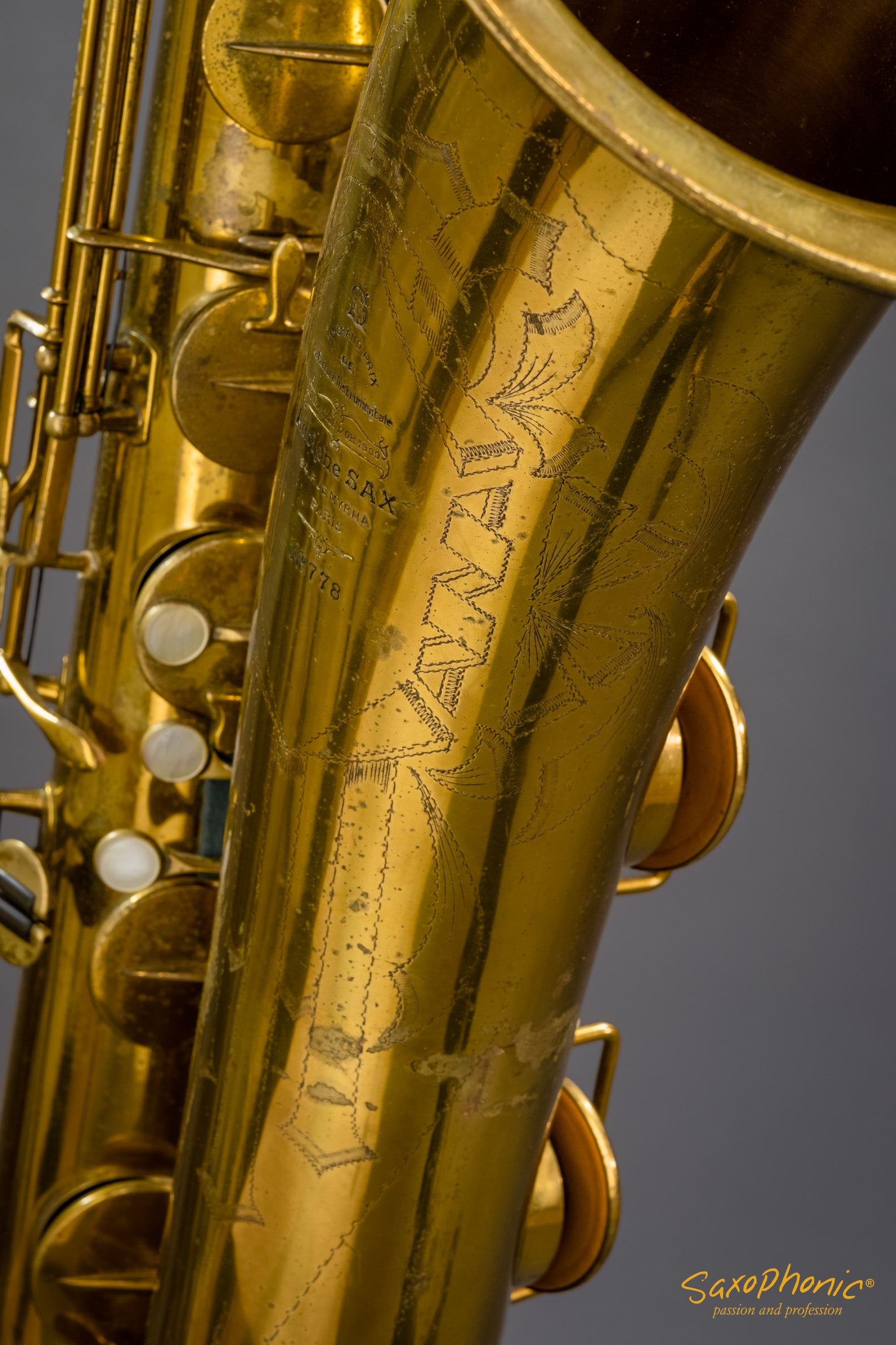 henri-selmer-paris-saxophone-baryton-adolphe-sax-1933-n-778-11283-verni-vintage image 4