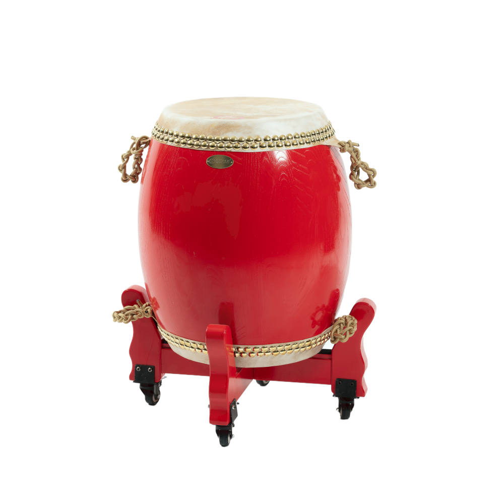 bergerault-tambour-traditionnel-chinois-30-cm-prof-70-cm-sur-stand-roulettes image 1