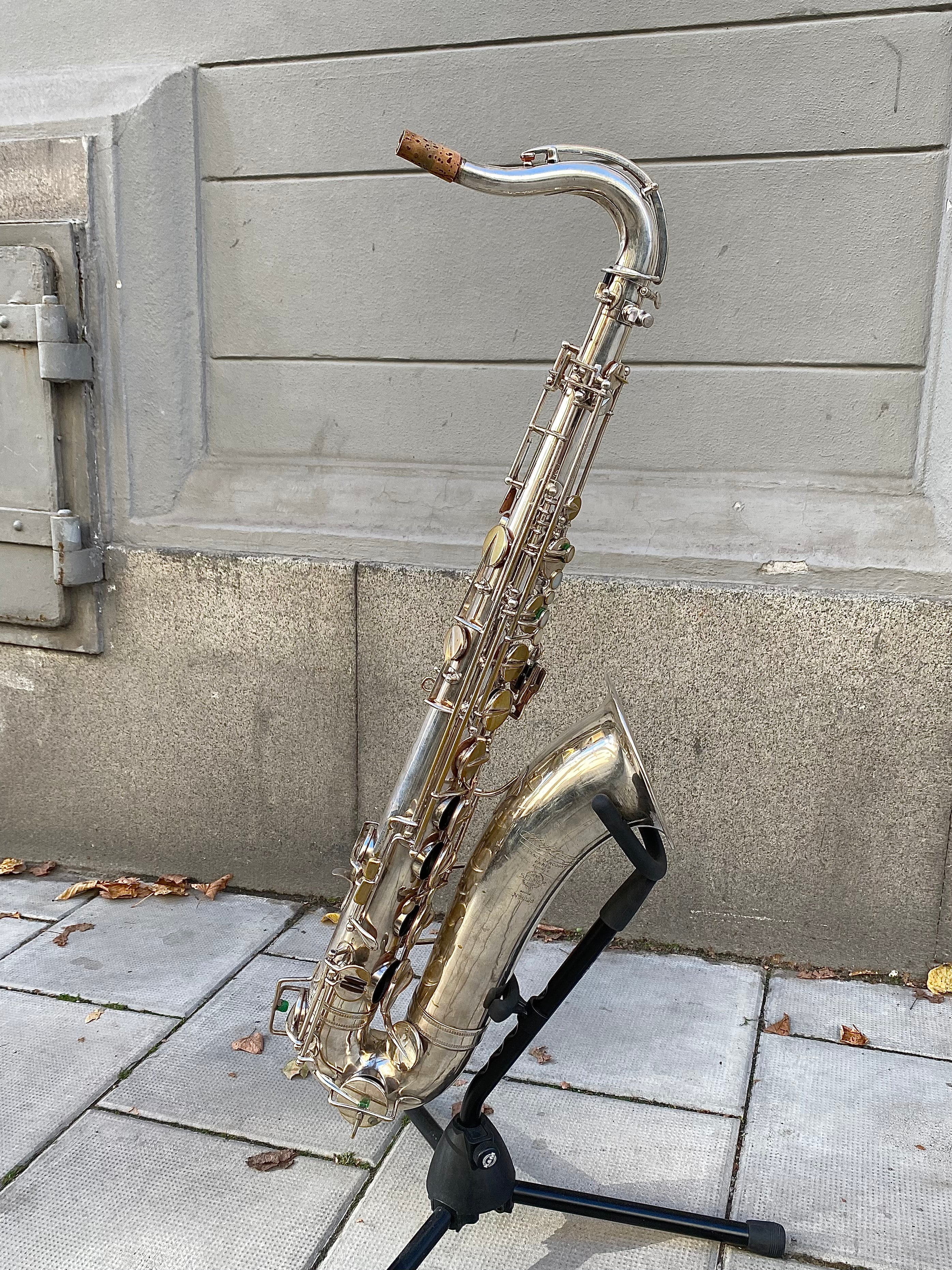 henri-selmer-paris-saxophone-t-nor-mod-le-26-n-8228-1928-vintage image 1