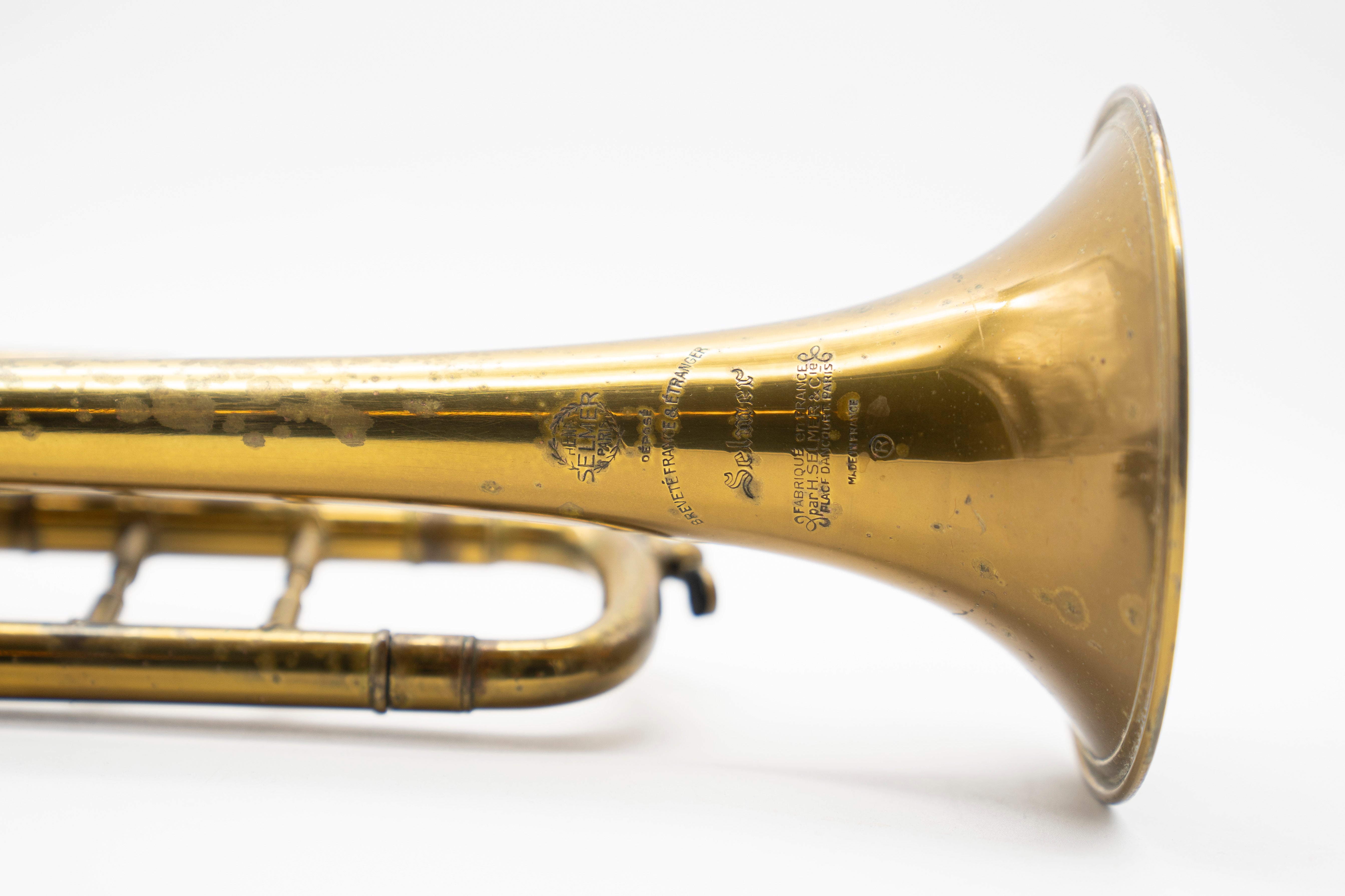 henri-selmer-paris-k-modified-en-ut-n-23287-1959-rewind-trompette-en-ut-vintage image 4