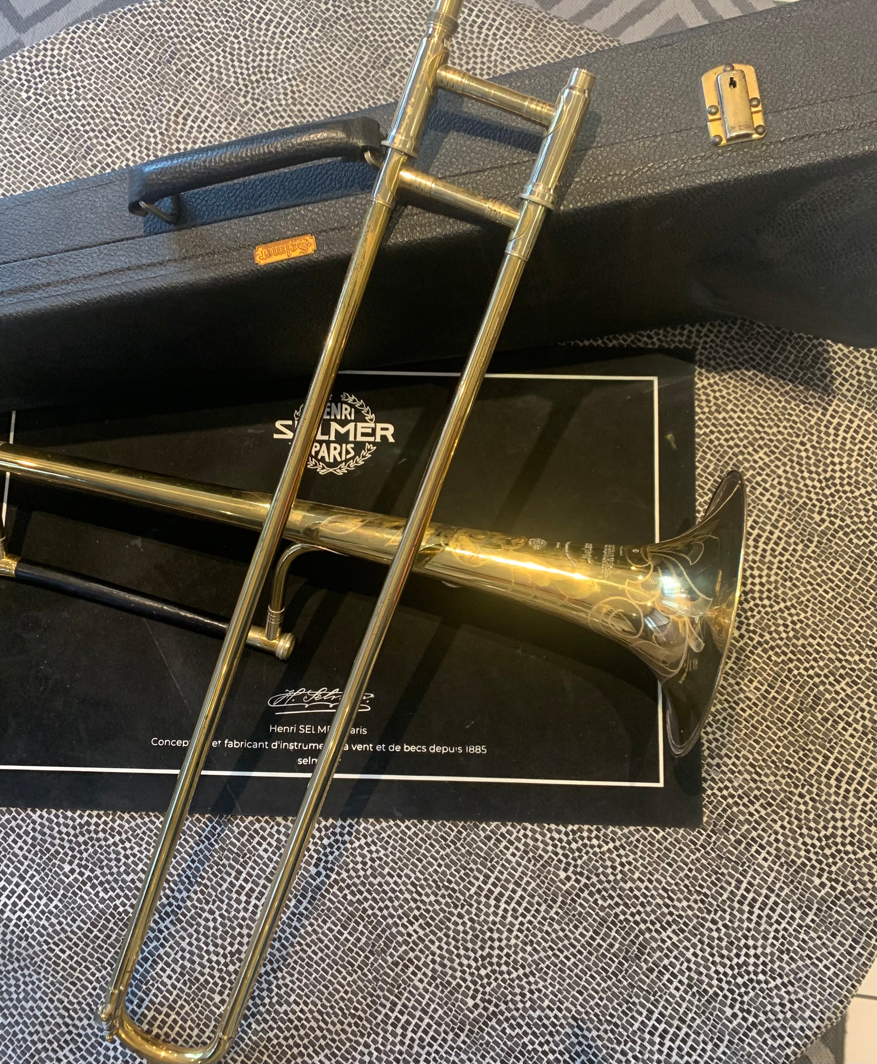 henri-selmer-paris-trombone-t-nor-k23-modified-n-34xx-vintage-ann-es-1950 image 3
