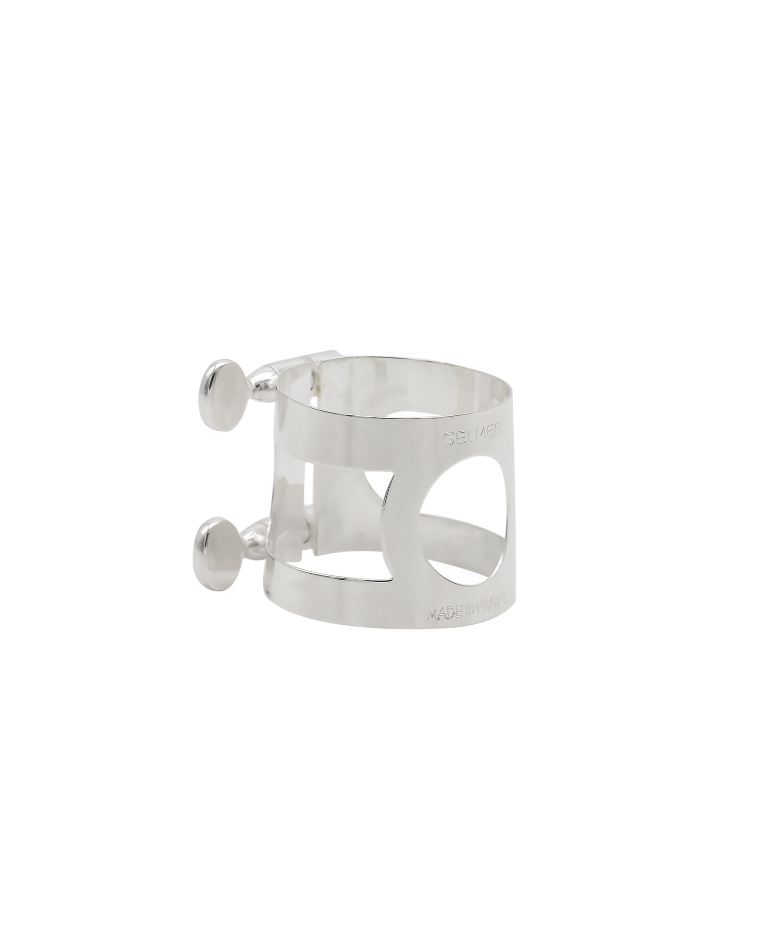 henri-selmer-paris-privil-ge-ligature-pour-clarinette-basse-argent-e image 1