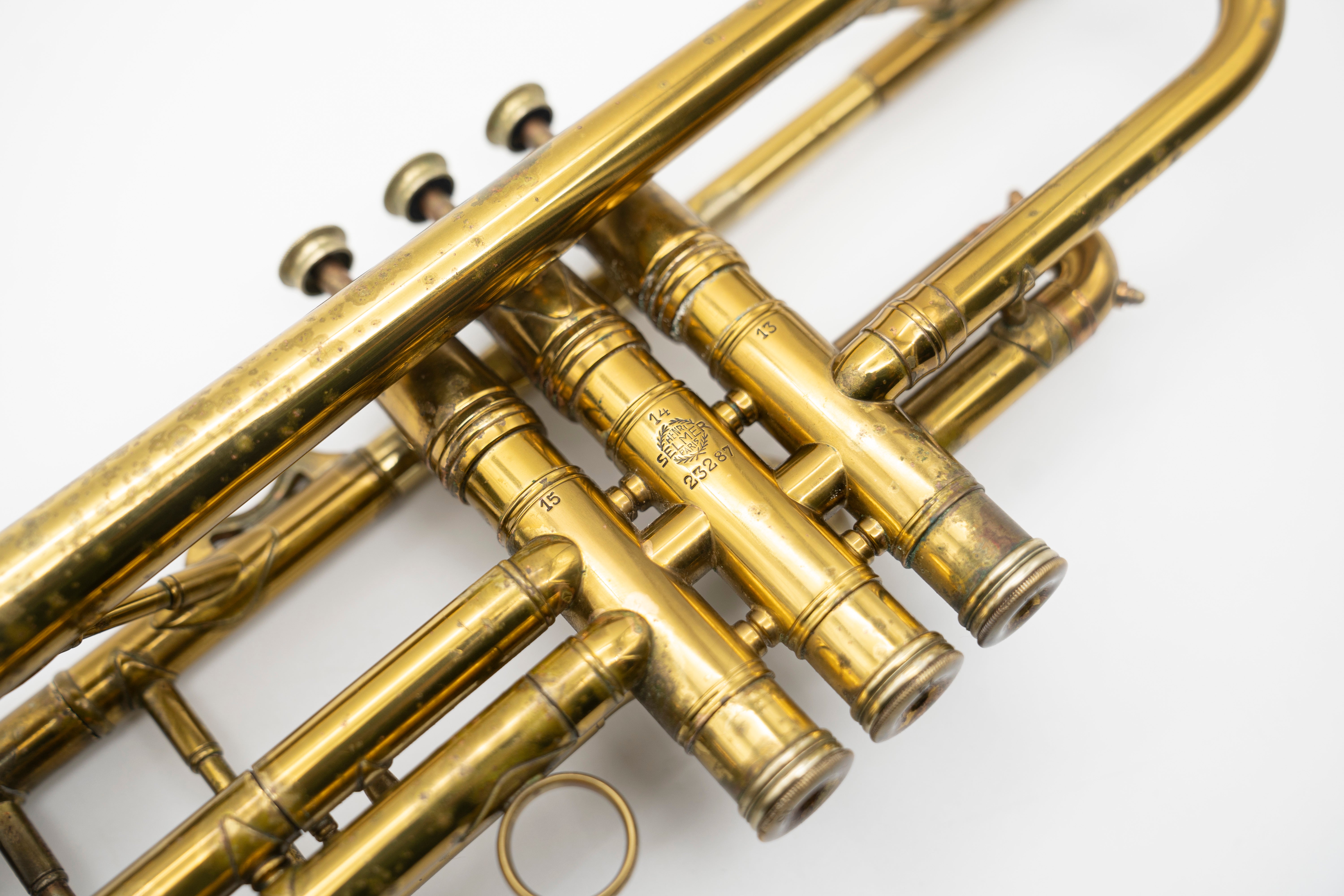 henri-selmer-paris-k-modified-en-ut-n-23287-1959-rewind-trompette-en-ut-vintage image 6