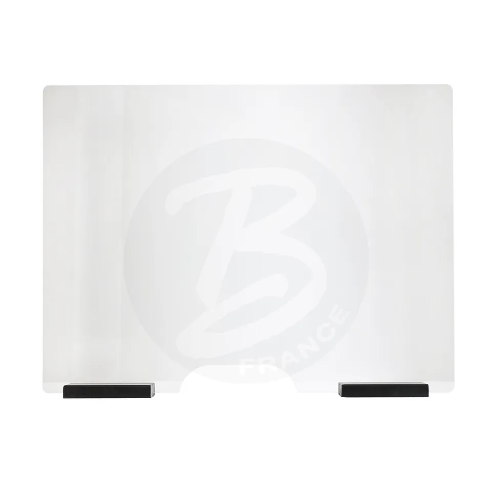 bergerault-concert-series-hygiaphone-100-cm-x-h-75-cm-pour-comptoir-avec-passe-d image 1