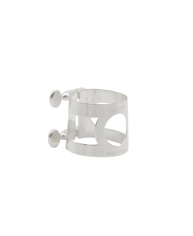 henri-selmer-paris-privil-ge-ligature-pour-clarinette-basse-argent-e image 1