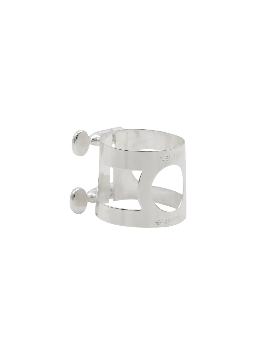henri-selmer-paris-privil-ge-ligature-pour-clarinette-basse-argent-e image 1