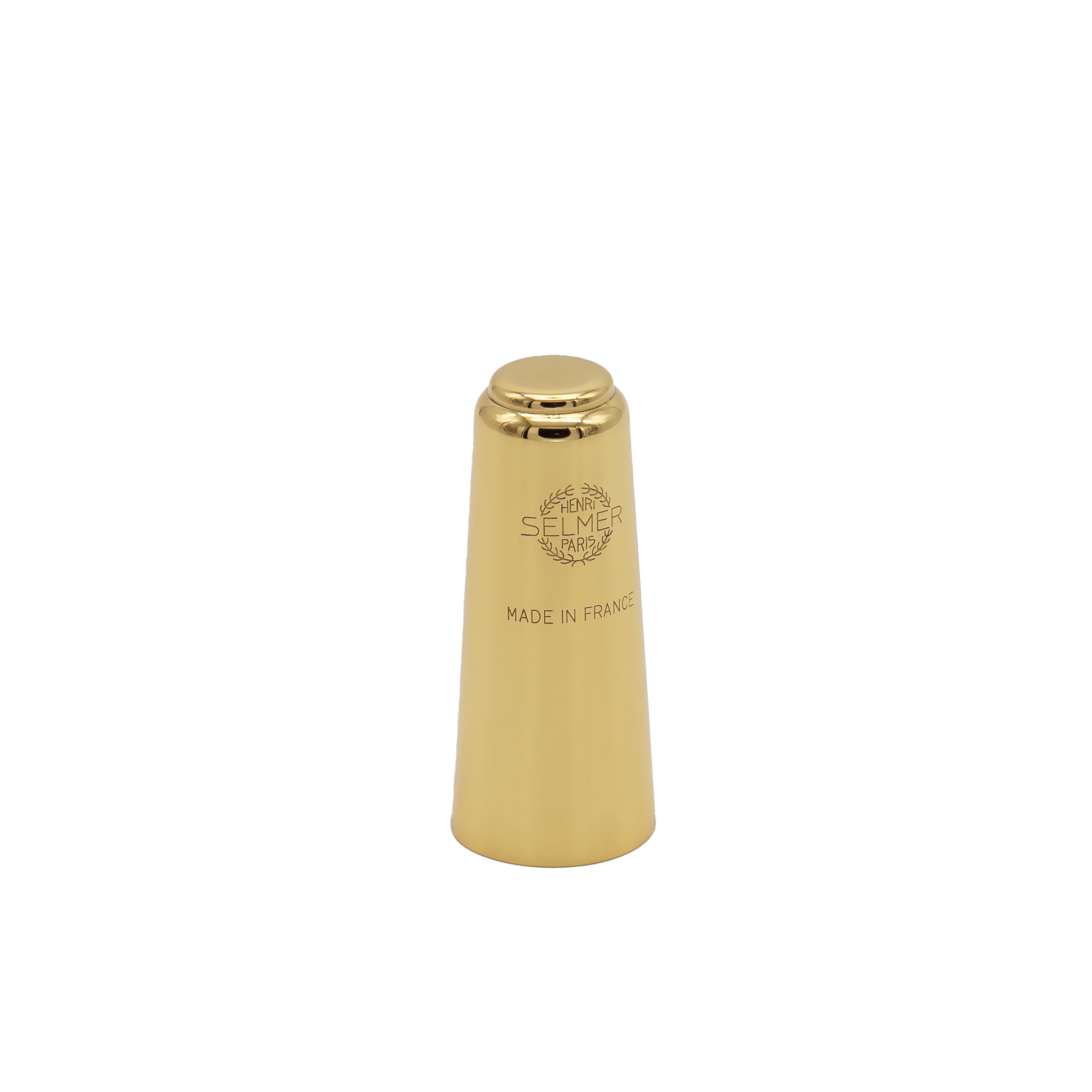 henri-selmer-paris-couvre-bec-pour-saxophone-sopranino-en-laiton-argent image 1