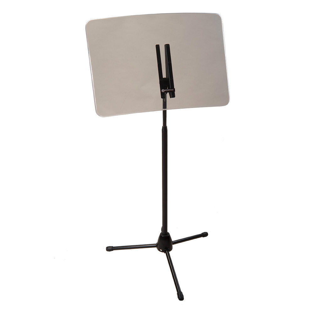 bergerault-concert-series-cran-de-protection-lat-rale-transparent-sur-stand-plia image 1