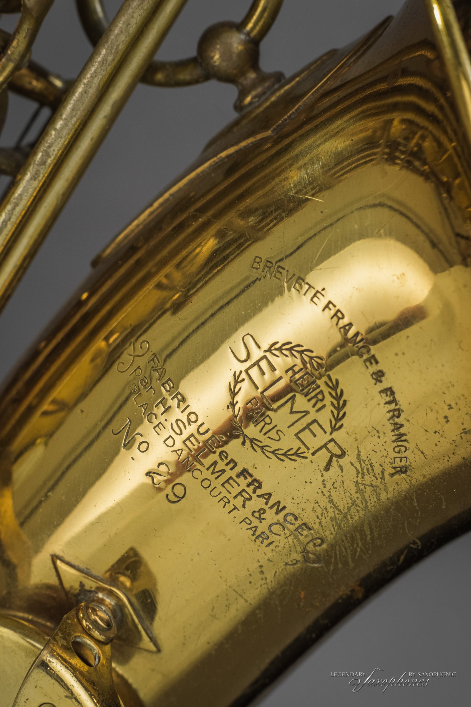 henri-selmer-paris-saxophone-alto-balanced-action-n-29699-1940-vintage image 5
