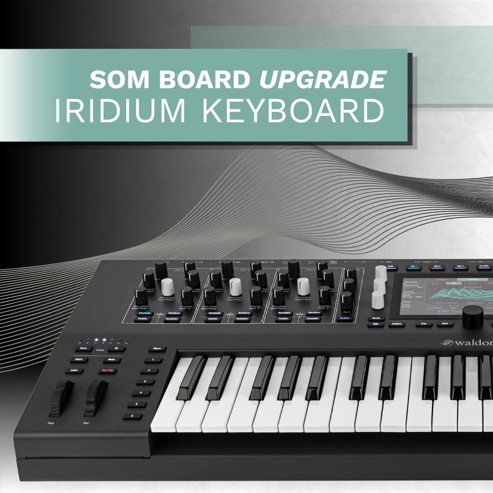 waldorf-music-iridium-keyboard-som-board-upgrade-frais-de-pr-commande-service image 1