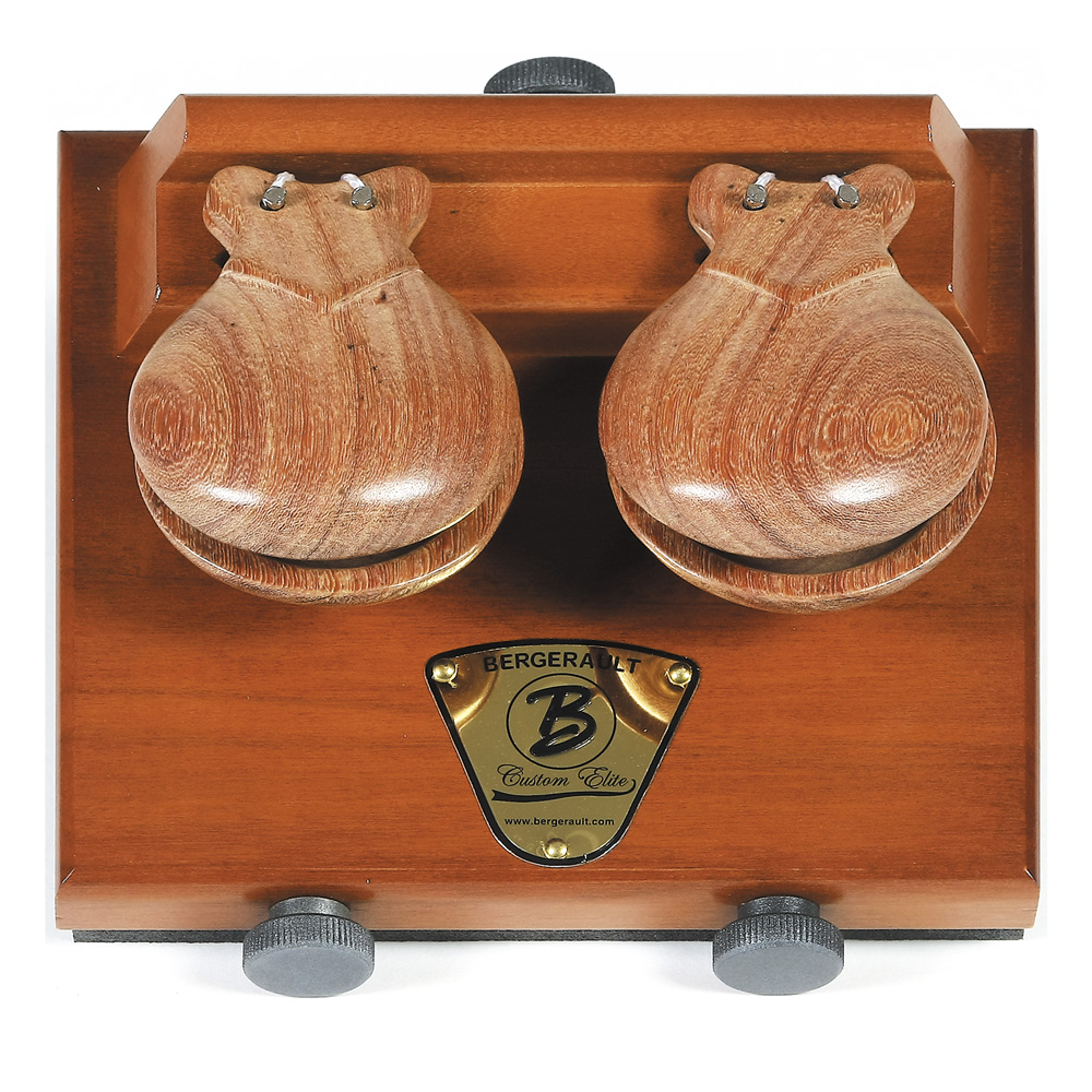 castagnettes-bergerault-concert-series-sur-socle-bois-de-rose image 1