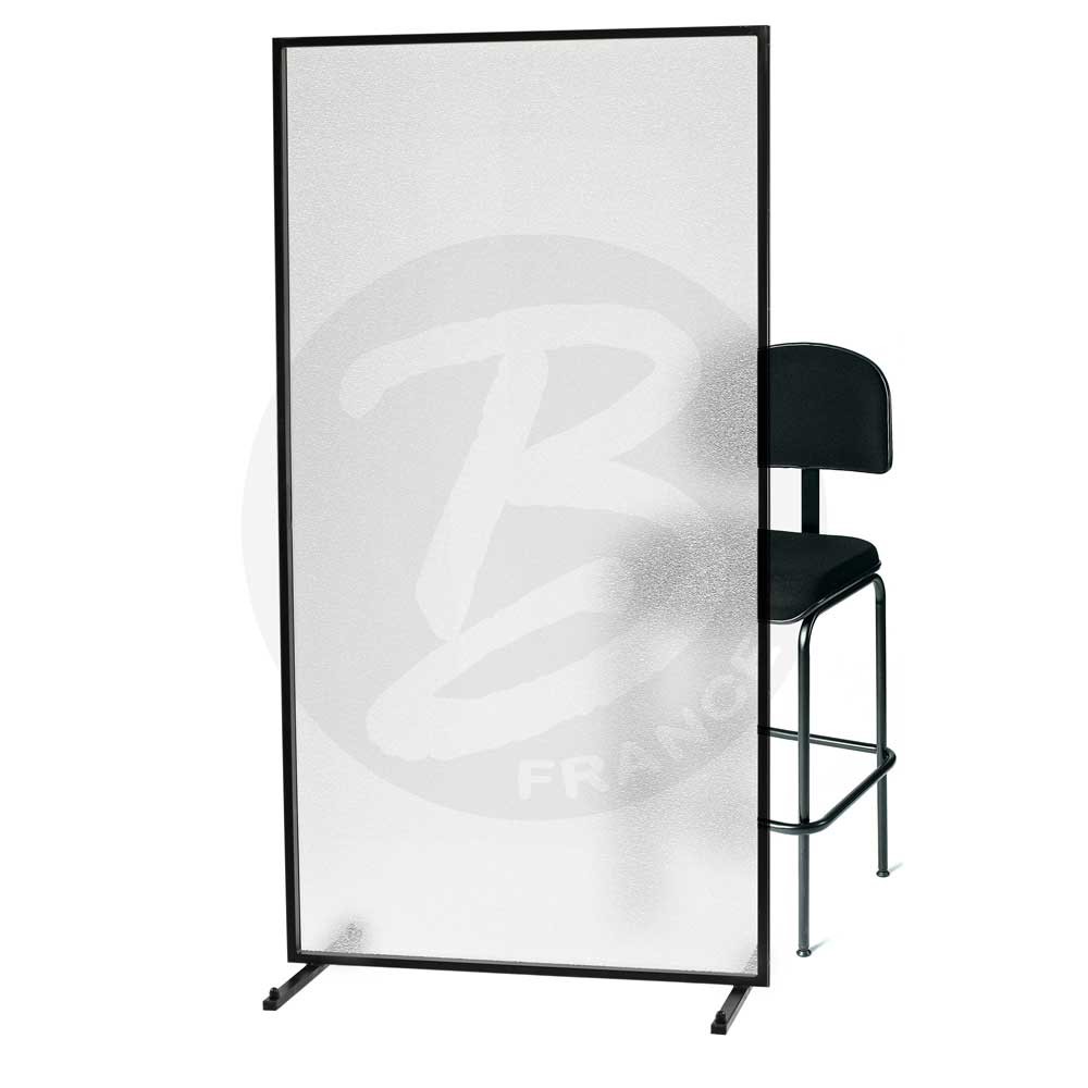 bergerault-cloison-de-protection-translucide-mobile-sur-roulettes-2m-x-1-20-m image 1