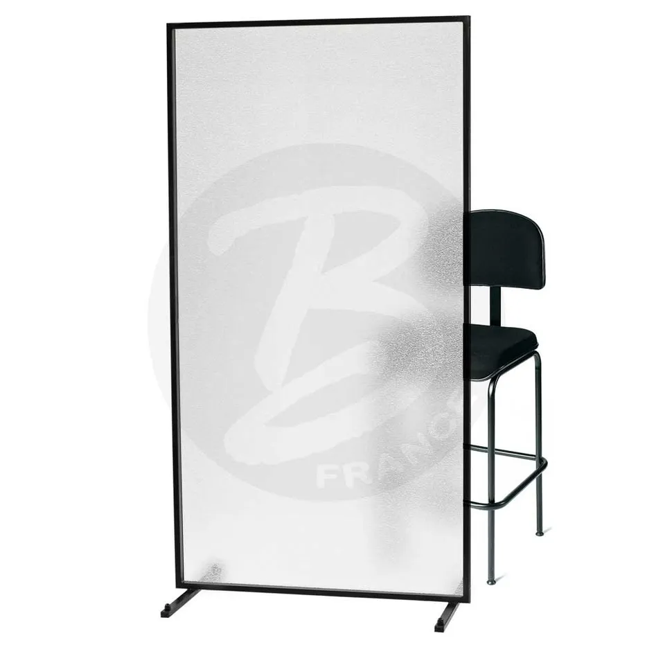 bergerault-cloison-de-protection-translucide-mobile-sur-roulettes-2m-x-1-20-m image 1