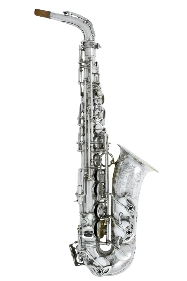 henri-selmer-paris-balanced-action-saxophone-alto-argent-1942 image 1