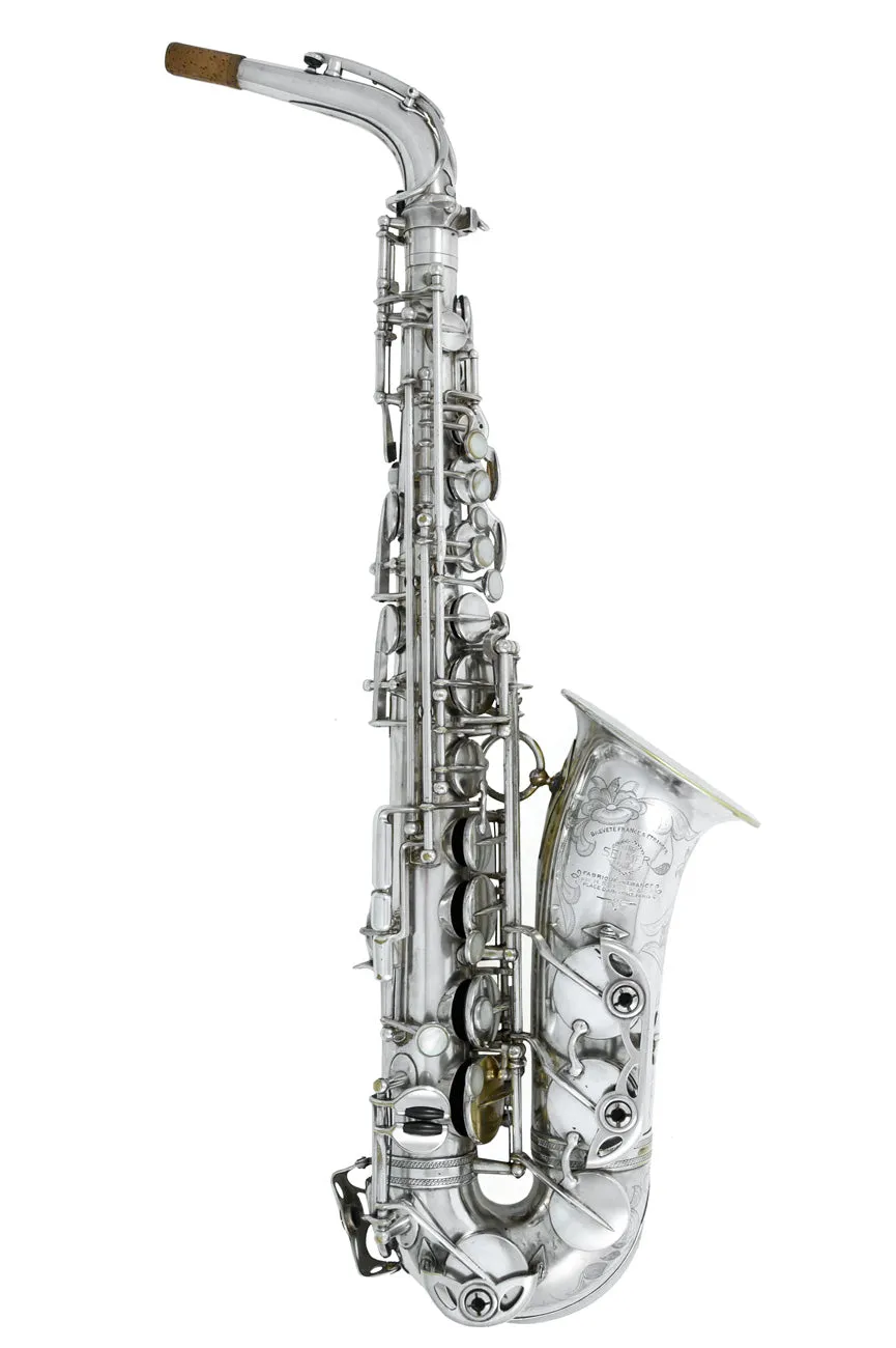 henri-selmer-paris-balanced-action-saxophone-alto-argent-1942 image 1