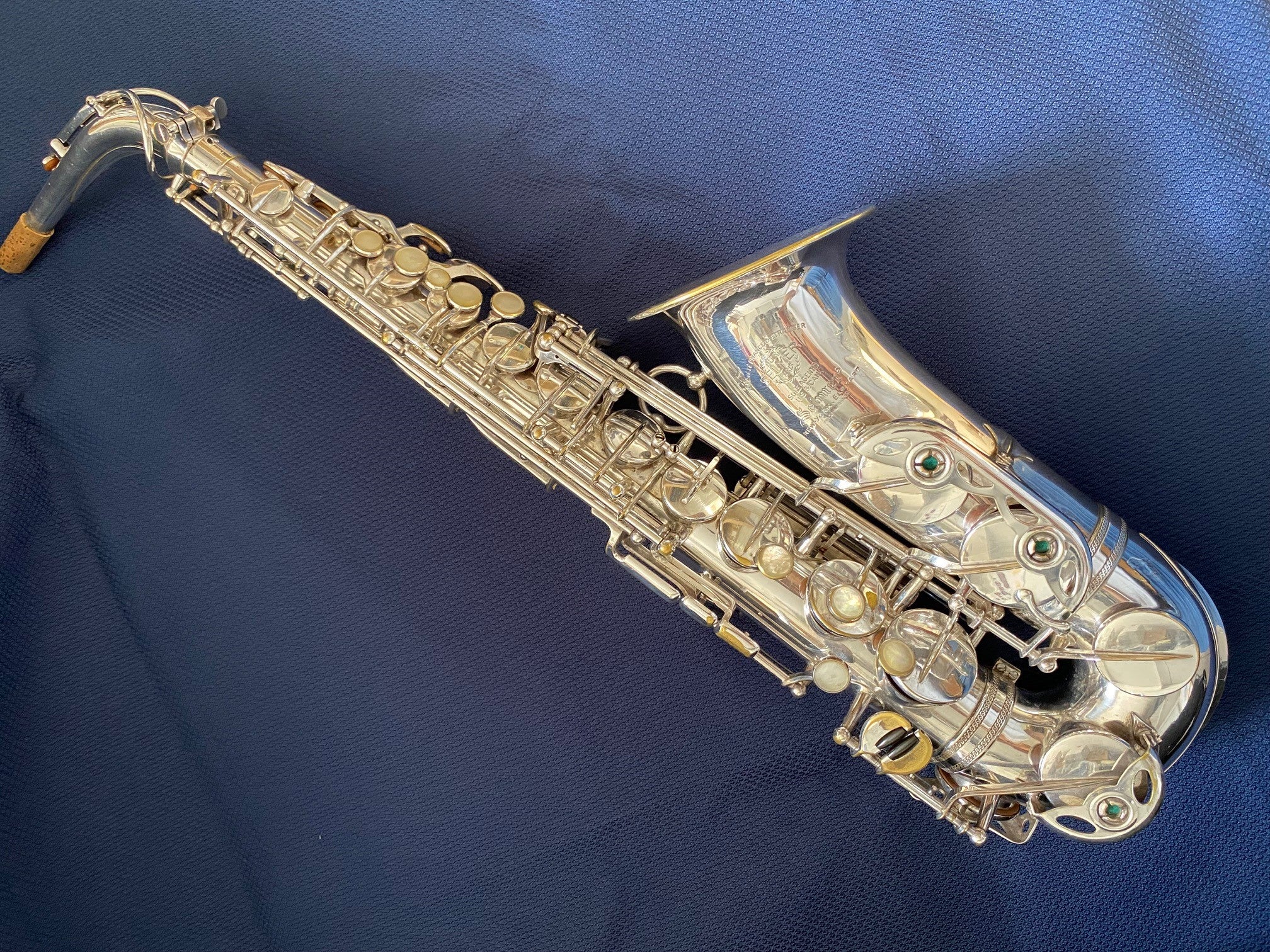 henri-selmer-paris-super-balanced-action-saxophone-alto-argent-1950-n-47xxx image 4