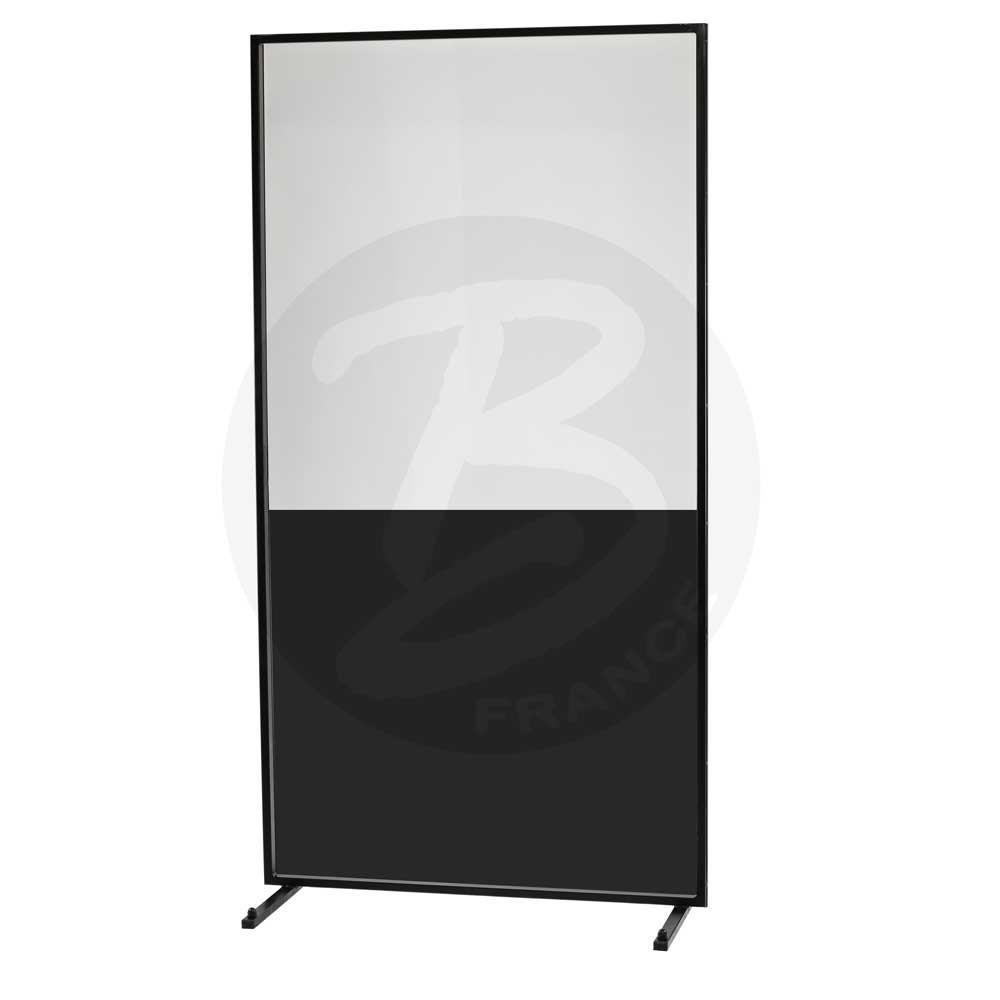 cloison-de-protection-transparente-opaque-bergerault-concert-h-193-cm-x-l-120-cm image 1