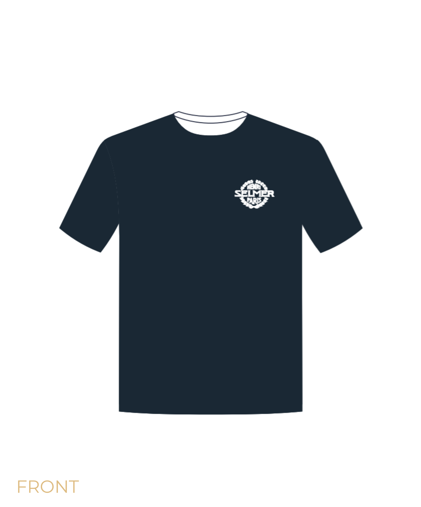 henri-selmer-paris-teeshirt-logo-t-shirt-bleu image 1