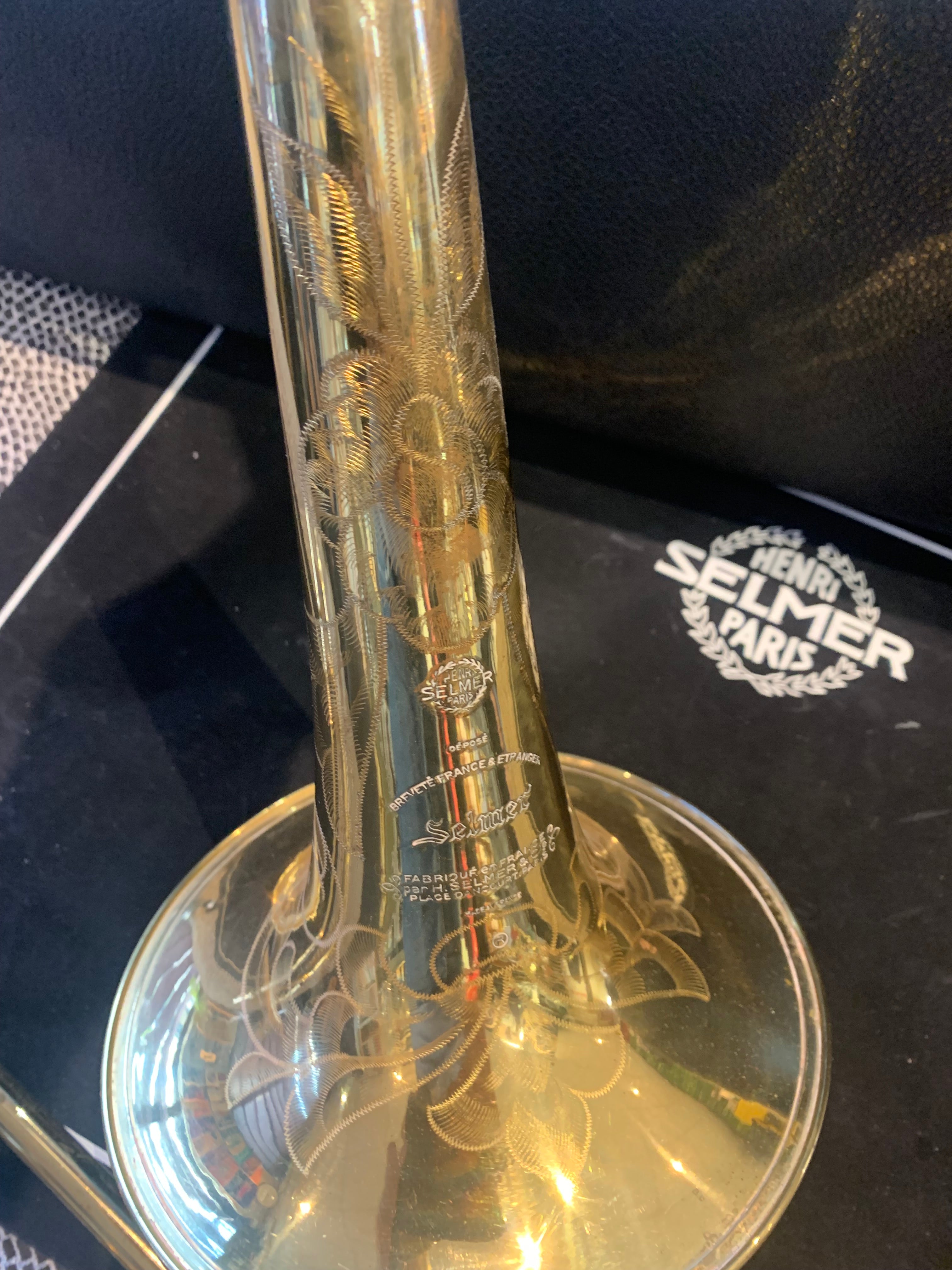 henri-selmer-paris-trombone-t-nor-k23-modified-n-34xx-vintage-ann-es-1950 image 2