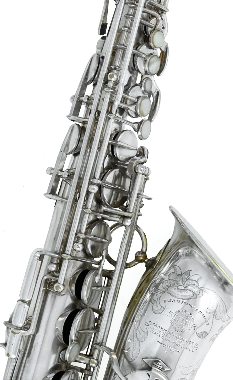 henri-selmer-paris-balanced-action-saxophone-alto-argent-1942 image 2