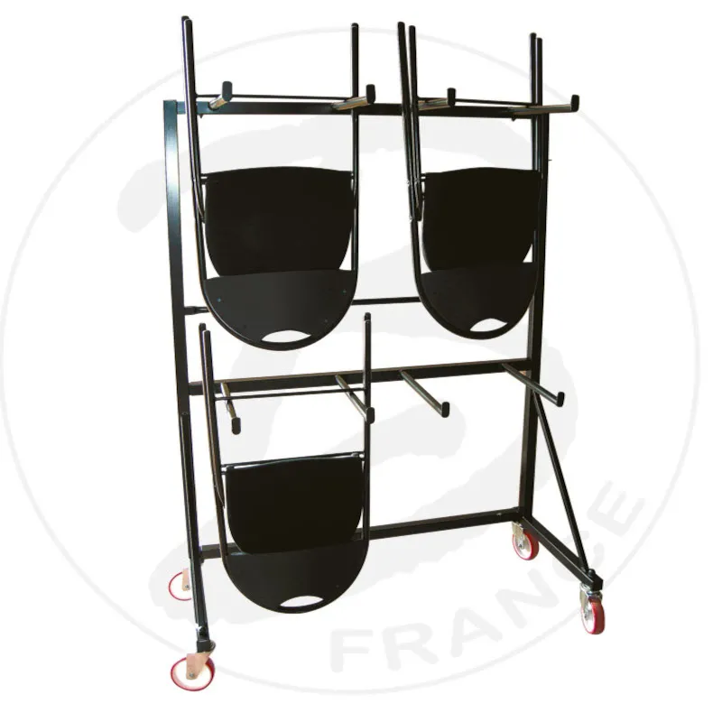 bergerault-concert-series-chariot-double-deux-niveaux-pour-60-chaises-pliantes image 1