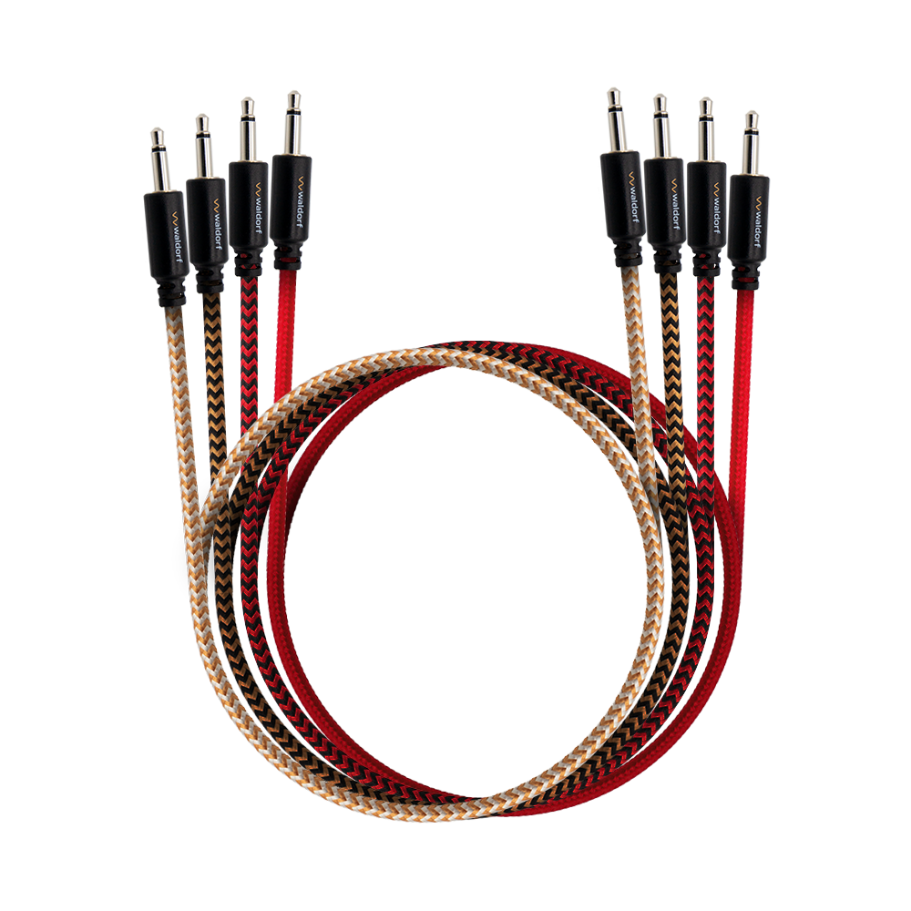 waldorf-music-c-bles-patch-600-mm-mono-3-5-mm-lot-de-4 image 1