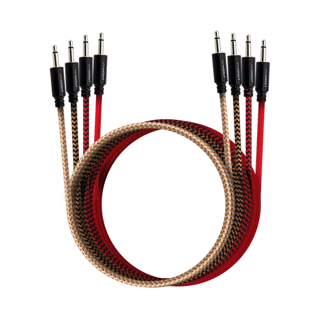 waldorf-music-patch-cables-900-mm-mono-3-5-mm-lot-de-4-c-bles-patch image 1