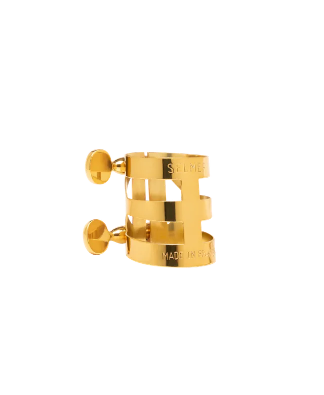 henri-selmer-paris-ligature-bec-m-tal-gold-pour-saxophone-t-nor image 1
