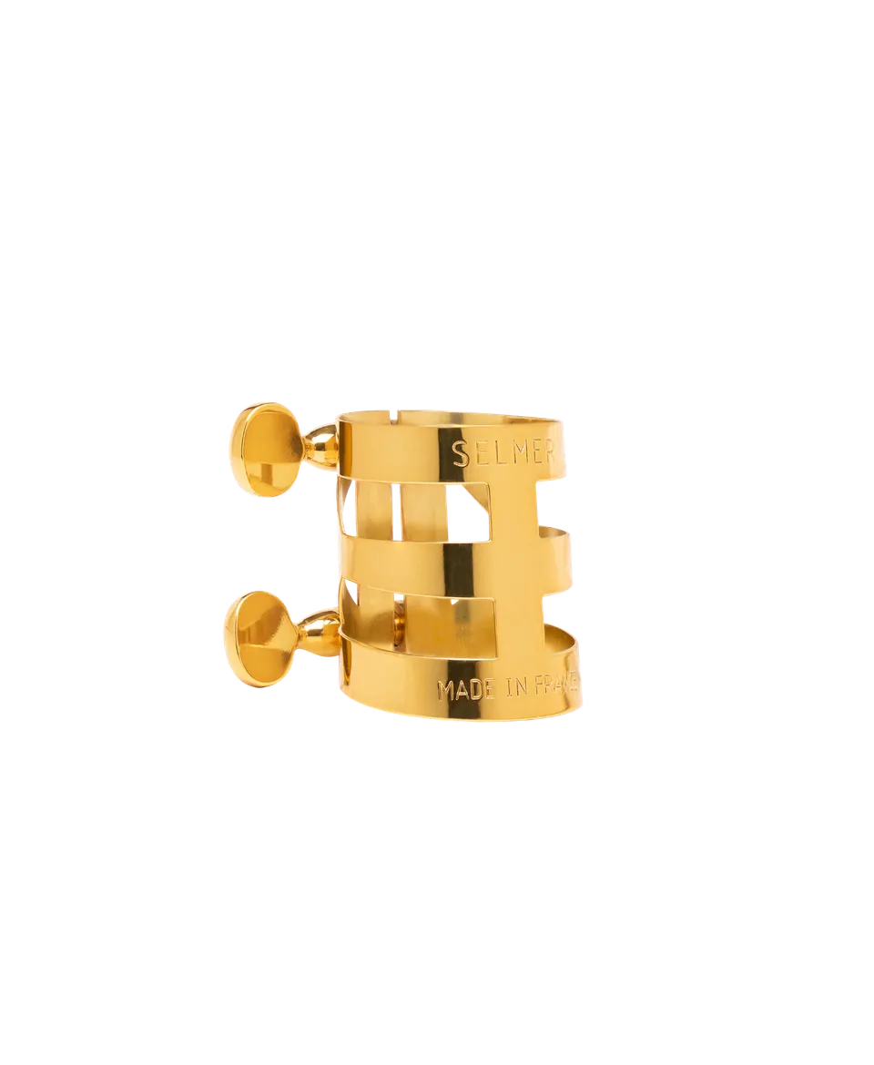 henri-selmer-paris-ligature-bec-m-tal-gold-pour-saxophone-t-nor image 1