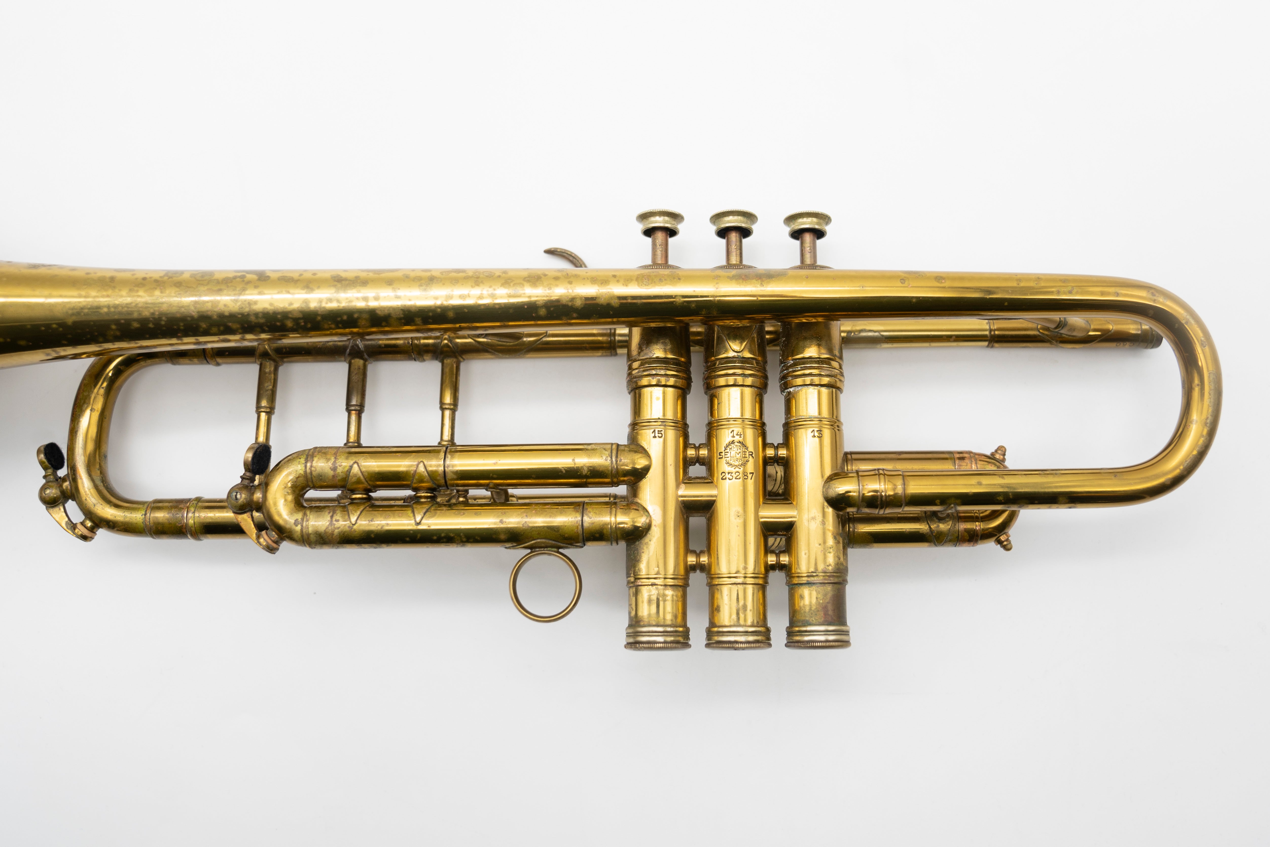 henri-selmer-paris-k-modified-en-ut-n-23287-1959-rewind-trompette-en-ut-vintage image 5