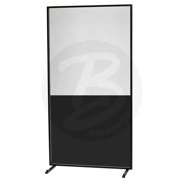 cloison-de-protection-transparente-opaque-bergerault-concert-h-193-cm-x-l-120-cm image 1